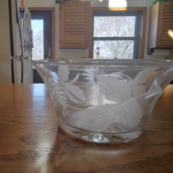 Bowl, Vintage, Candy, Decorative, Etched - Picture 2 of 8